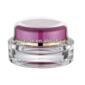 Luxury oval plastic cosmetic cream jars